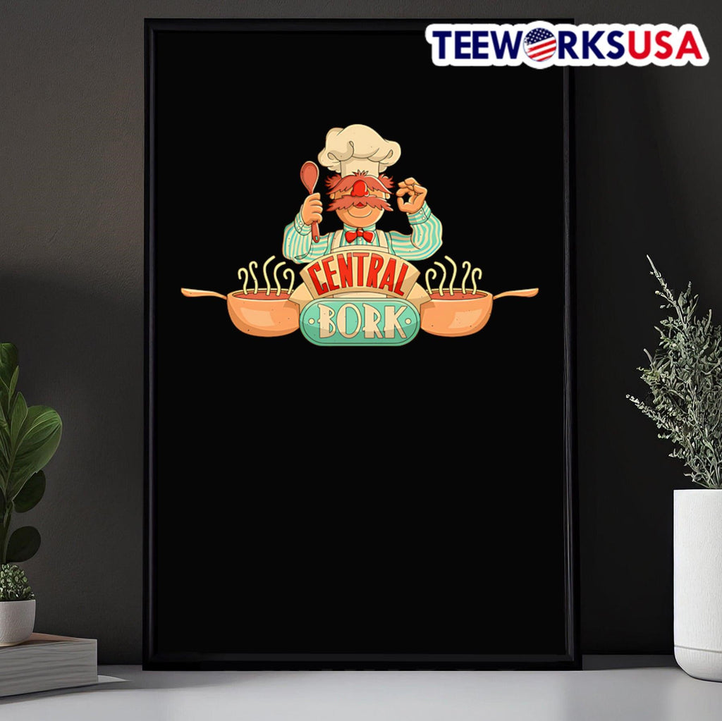 Central Bork Swedish Chef - Adult & Kids T-Shirts, Sweatshirts & Hoodies apparel design preview 5