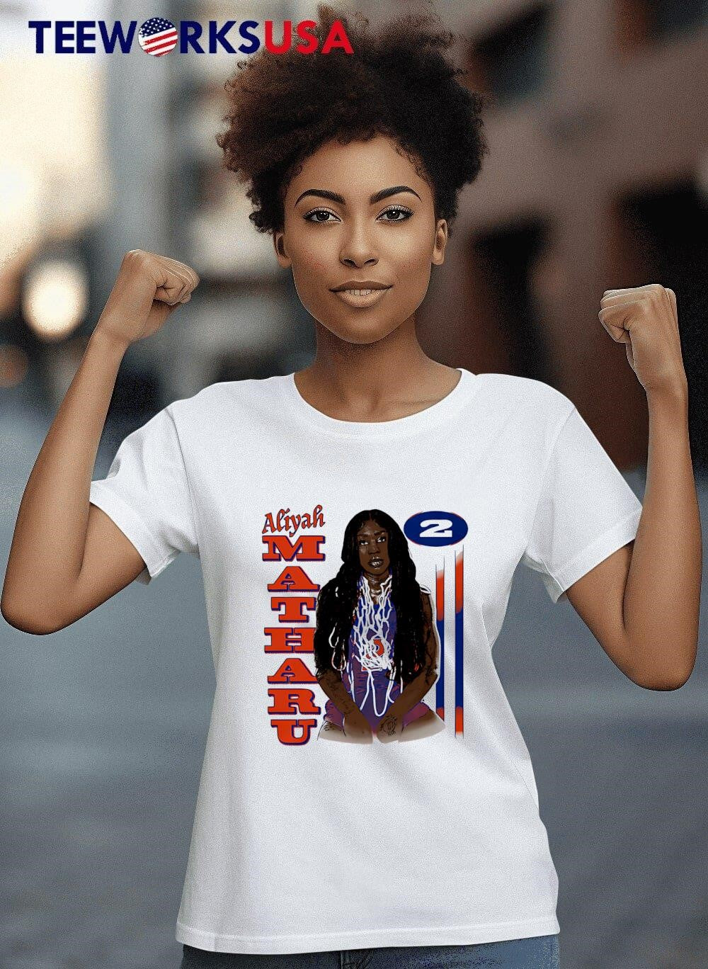 Aliyah Matharu Basketball The University of Texas at - Adult & Kids T-Shirts, Sweatshirts & Hoodies apparel design preview 8