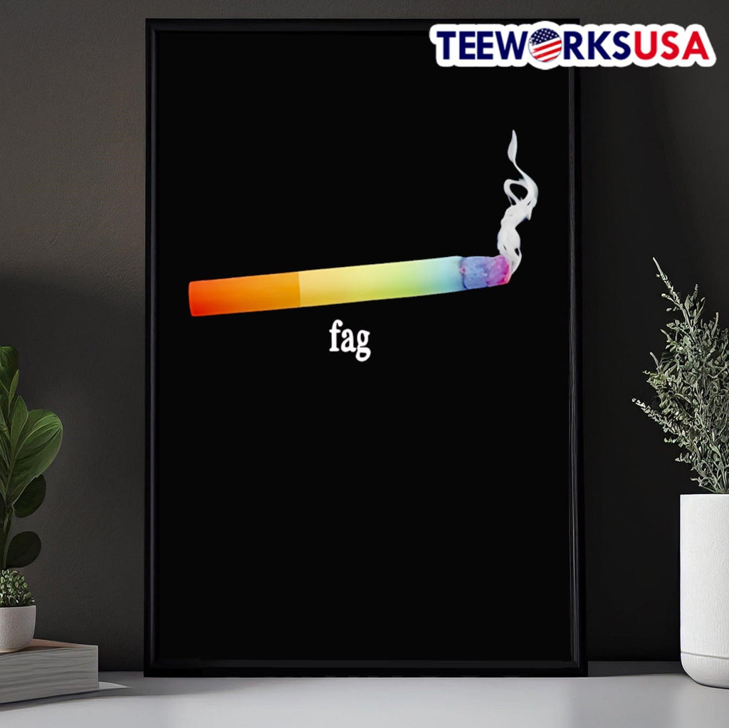Fag Cigarette LGBT Pride - Adult & Kids T-Shirts, Sweatshirts & Hoodies apparel design preview 5