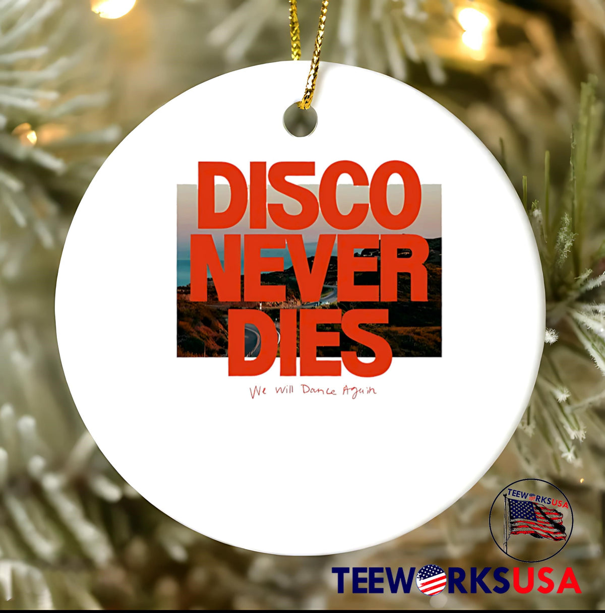 Disco Never Dies We Will Dance Again - Adult & Kids T-Shirts, Sweatshirts & Hoodies apparel design preview 3
