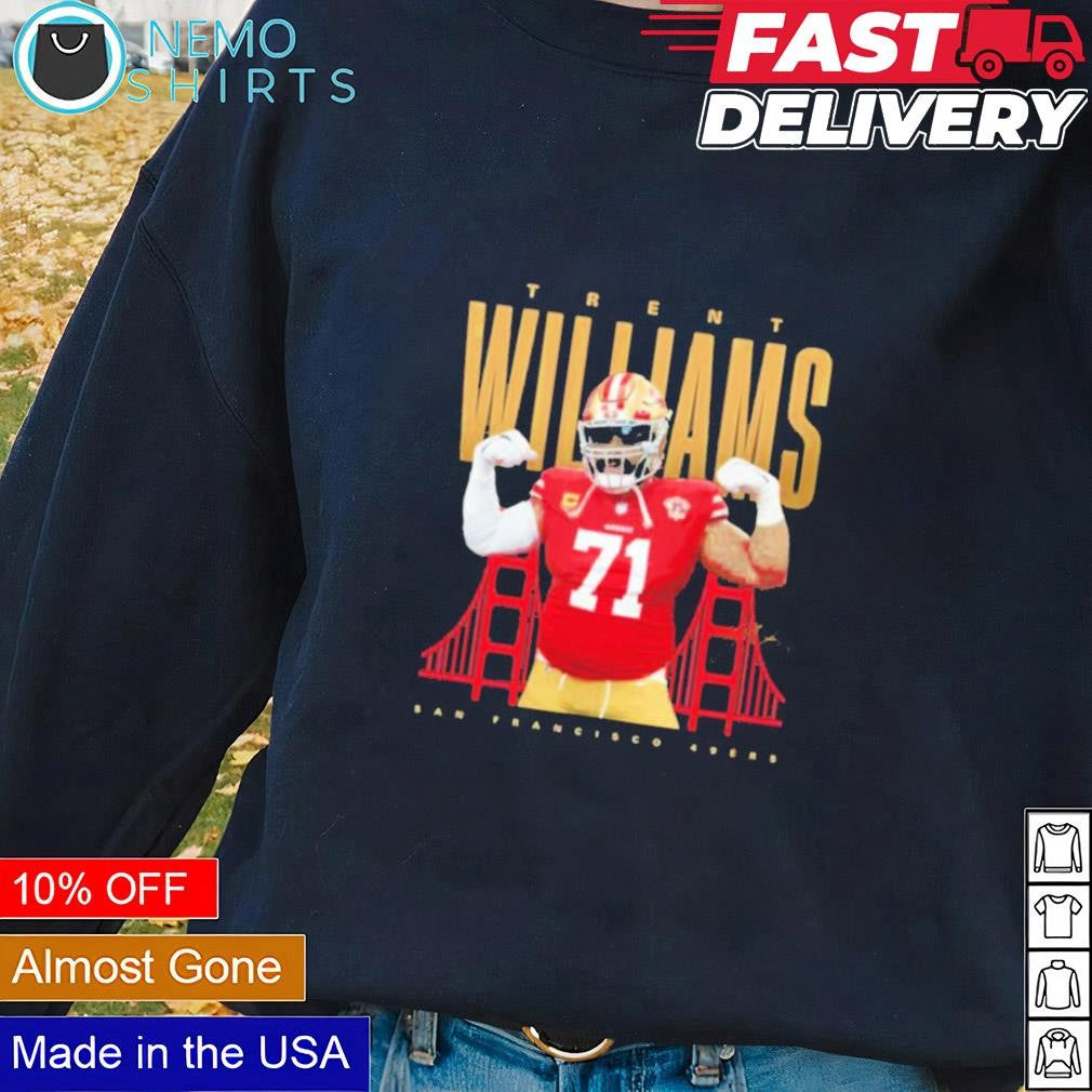 Trent Williams San Francisco 49ers superstar pose - Adult & Kids T-Shirts, Sweatshirts & Hoodies apparel design preview 2