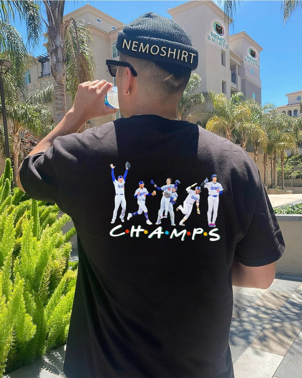 Champs Los Angeles Dodgers 2025 world series - Adult & Kids T-Shirts, Sweatshirts & Hoodies apparel design preview 4