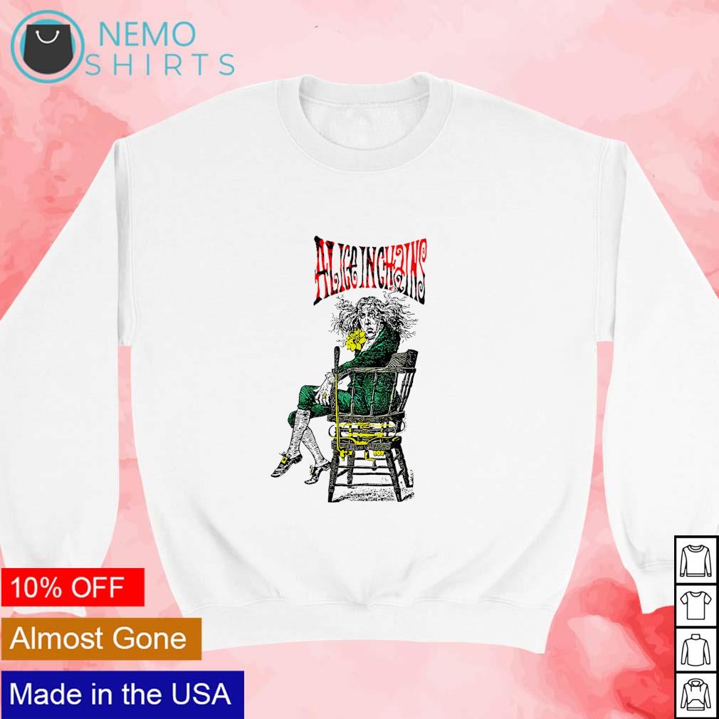 Alice in chains Mad Hatter character - Adult & Kids T-Shirts, Sweatshirts & Hoodies apparel design preview 3