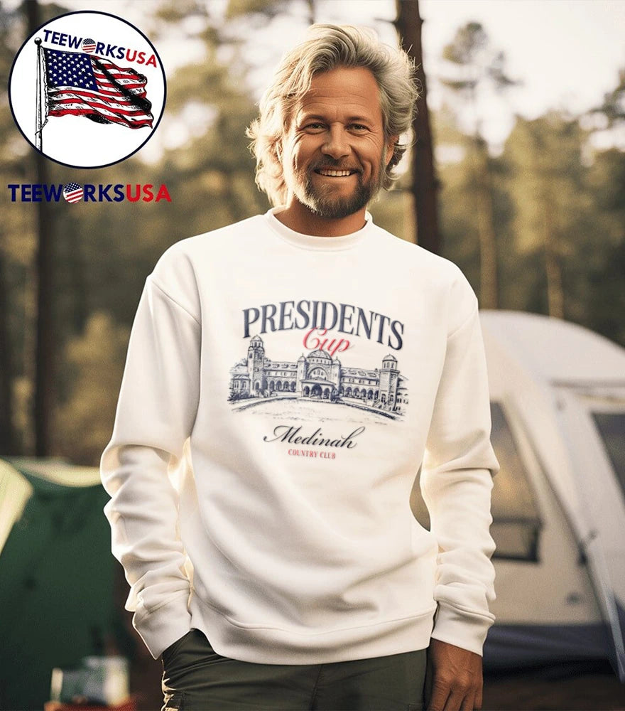 Presidents Cup Medinah Clubhouse 2026 - Adult & Kids T-Shirts, Sweatshirts & Hoodies apparel design preview 5