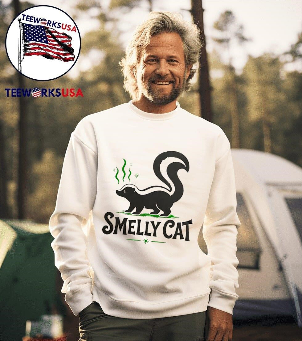 Smelly Cat Skunk - Adult & Kids T-Shirts, Sweatshirts & Hoodies apparel design preview 3