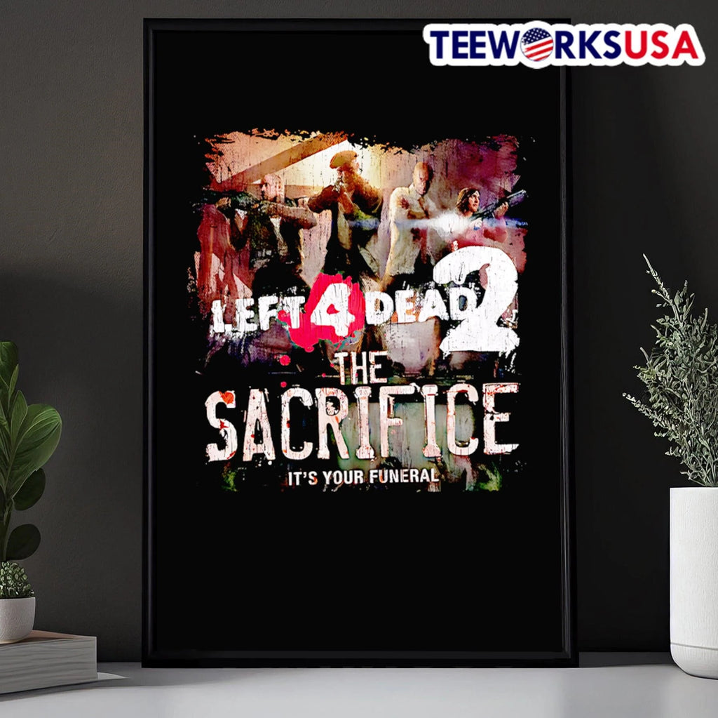 Left 4 Dead 2 The Sacrifice - Adult & Kids T-Shirts, Sweatshirts & Hoodies apparel design preview 5