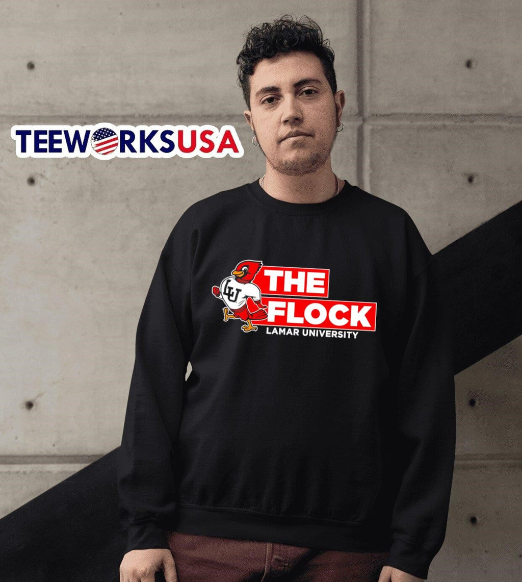 The Flock Lamar University - Adult & Kids T-Shirts, Sweatshirts & Hoodies apparel design preview 6