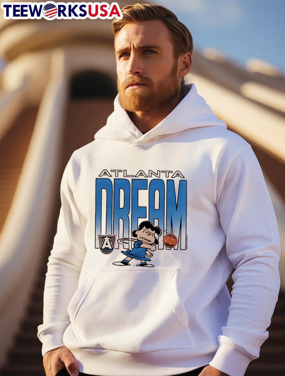 Peanuts Lucy x Atlanta Dream - Adult & Kids T-Shirts, Sweatshirts & Hoodies apparel design preview 2