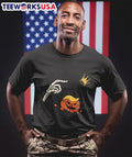 No Kings Skeleton Trump Pumpkin Halloween - Adult & Kids T-Shirts, Sweatshirts & Hoodies apparel design preview 1