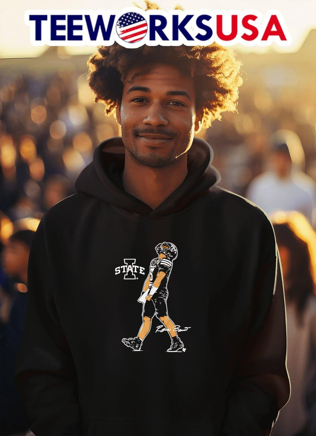 Rocco Becht Superstar Iowa State - Adult & Kids T-Shirts, Sweatshirts & Hoodies apparel design preview 2
