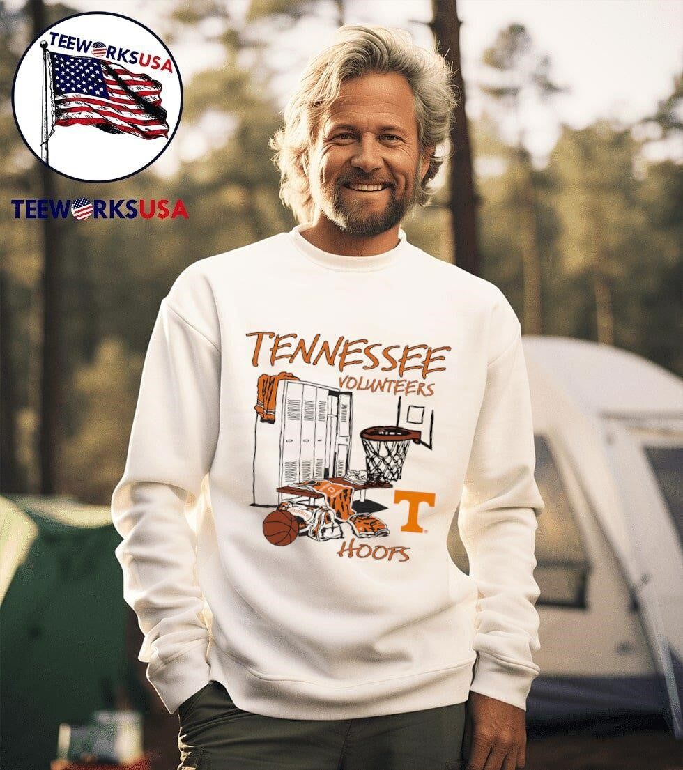Tennessee Volunteers Hoops basketball - Adult & Kids T-Shirts, Sweatshirts & Hoodies apparel design preview 3