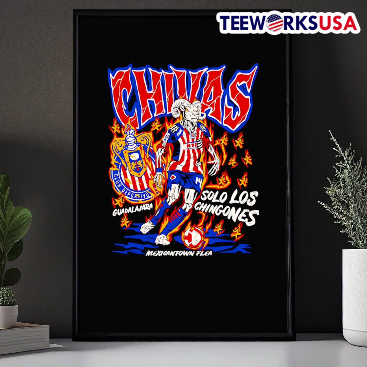 Chivas solo los chingones - Adult & Kids T-Shirts, Sweatshirts & Hoodies apparel design preview 5