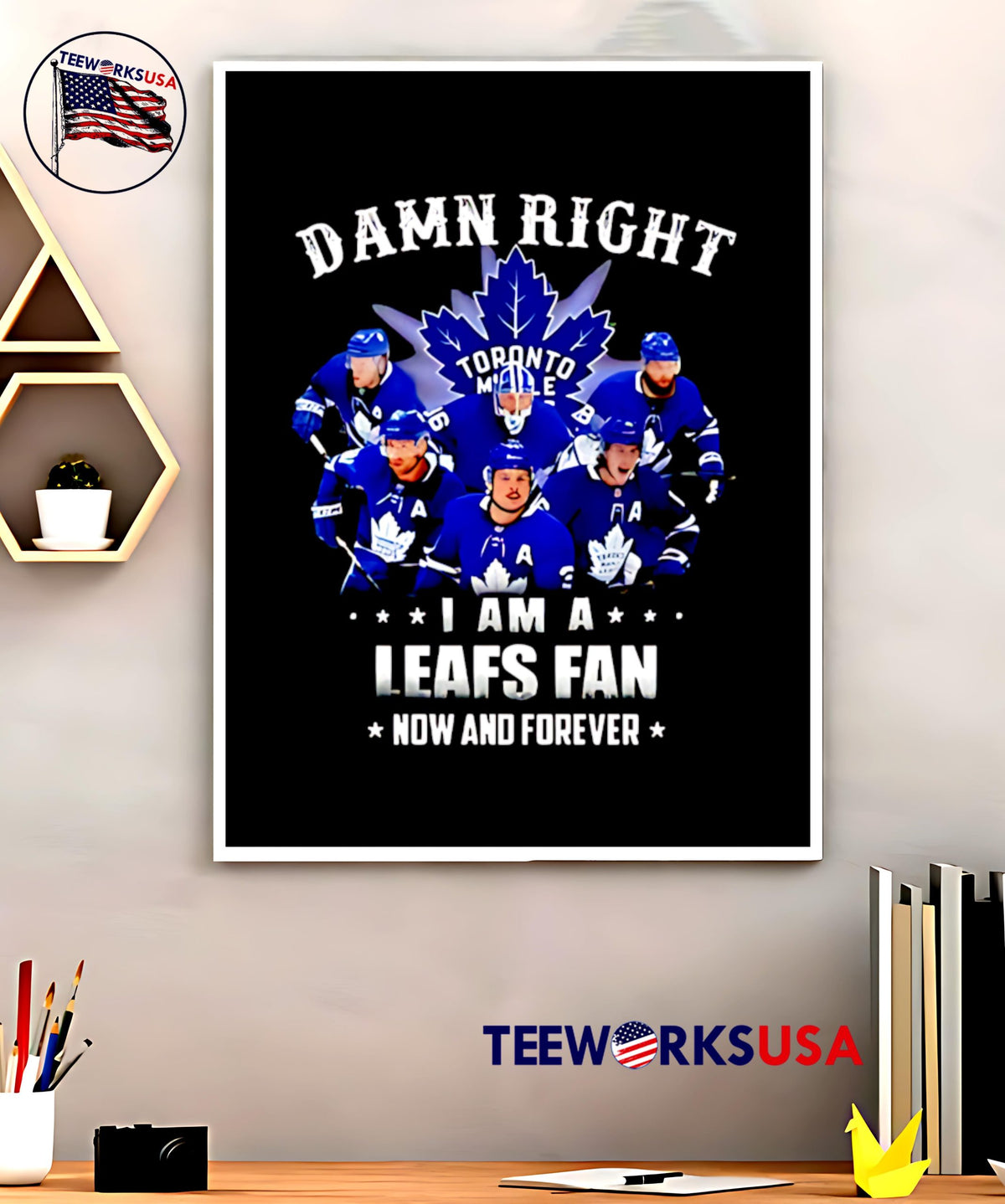 Toronto hockey Damn Right I Am A Leafs Fan Now And - Adult & Kids T-Shirts, Sweatshirts & Hoodies apparel design preview 5