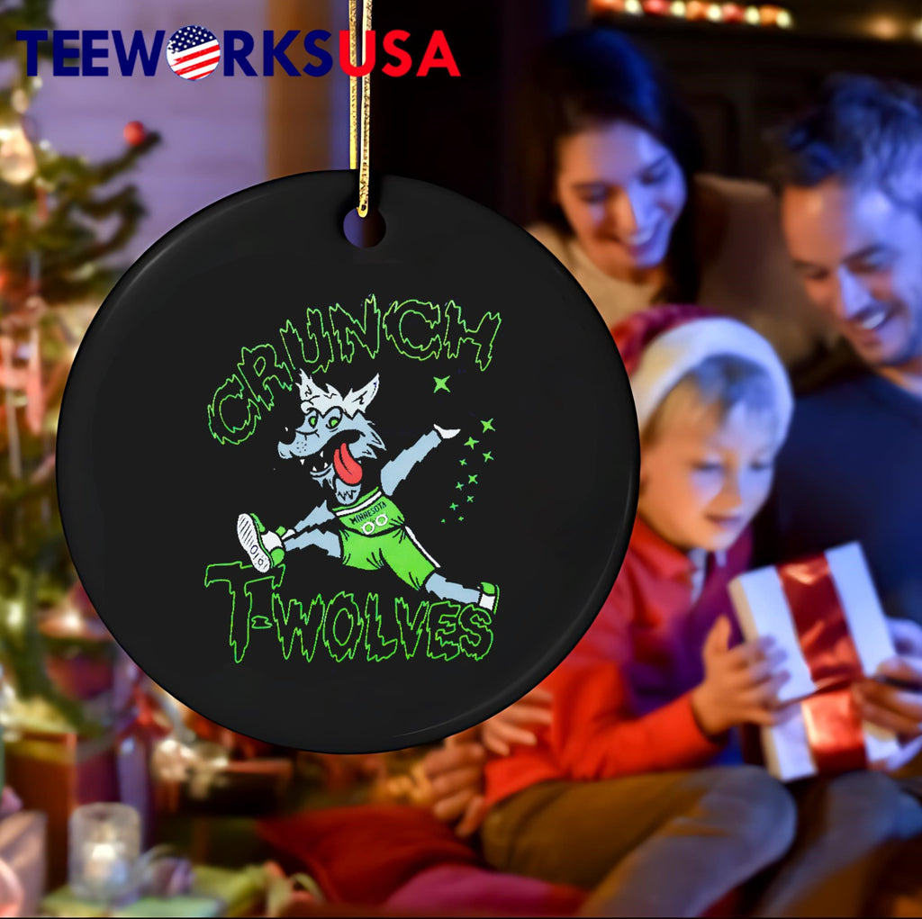 Minnesota Timberwolves Mascot Crunch F-wolves - Adult & Kids T-Shirts, Sweatshirts & Hoodies apparel design preview 4