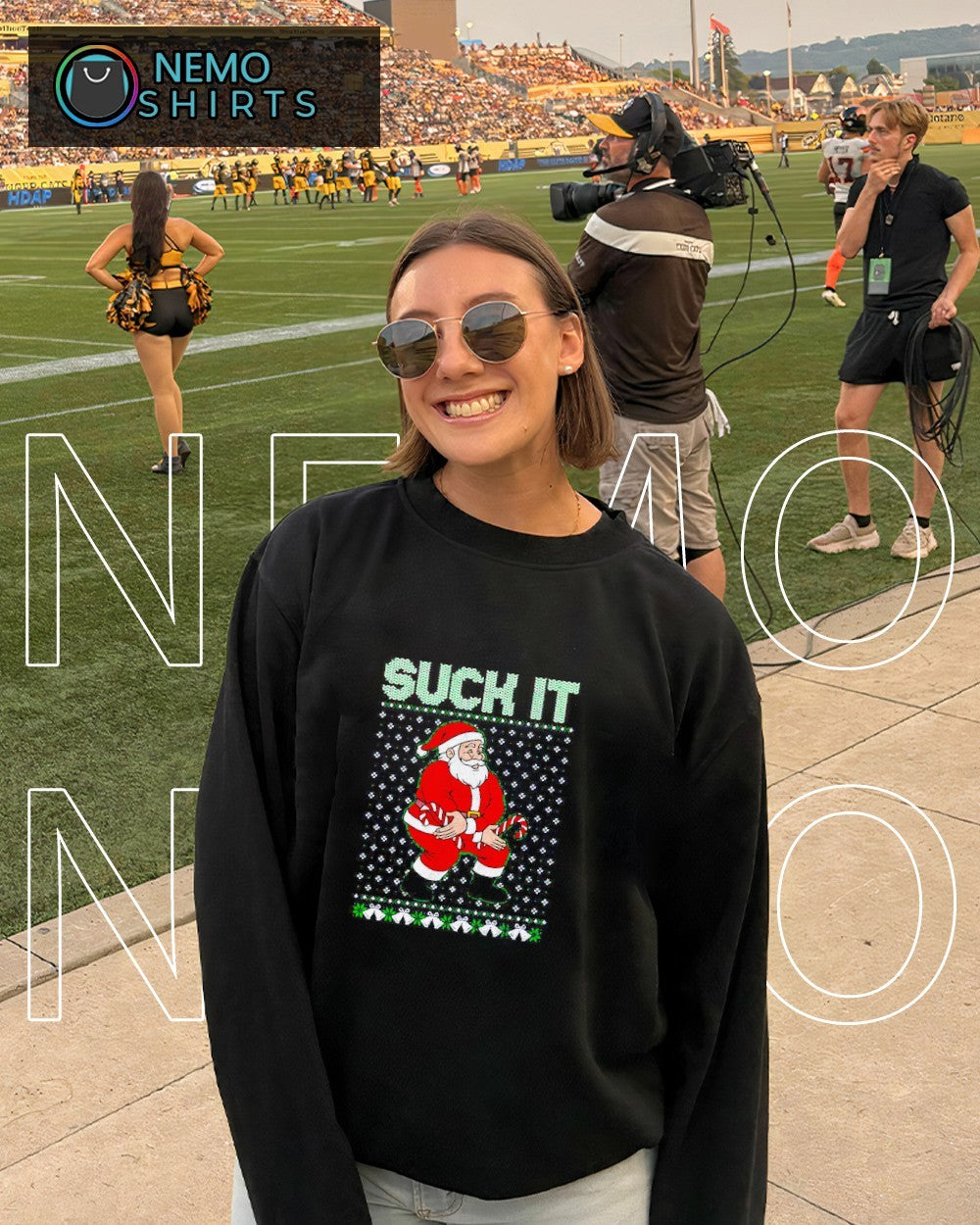 Suck it Santa Claus Christmas - Adult & Kids T-Shirts, Sweatshirts & Hoodies apparel design preview 6