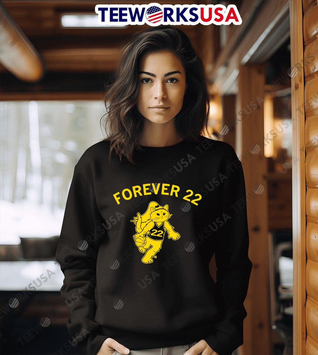 Forever 22 Caitlin Clark Cat - Adult & Kids T-Shirts, Sweatshirts & Hoodies apparel design preview 6