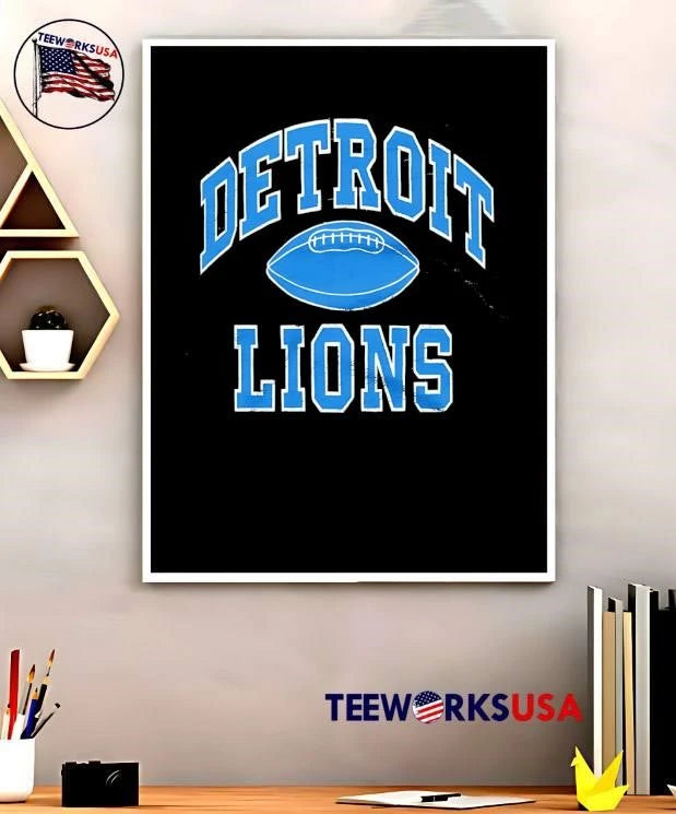 Detroit Lions 49ers Gridiron Lightweight - Adult & Kids T-Shirts, Sweatshirts & Hoodies apparel design preview 5