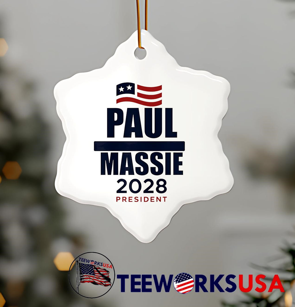 Paul Massie 2028 President - Adult & Kids T-Shirts, Sweatshirts & Hoodies apparel design preview 7