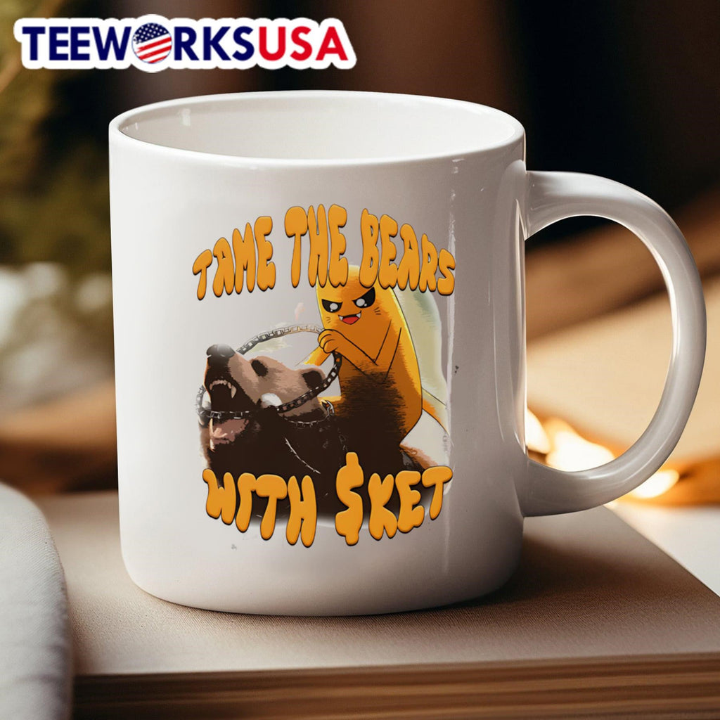 Tame the Bear with Sket - Adult & Kids T-Shirts, Sweatshirts & Hoodies apparel design preview 4