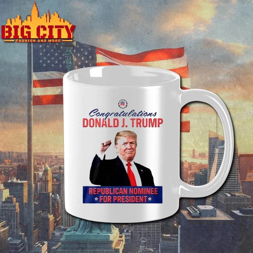 Congratulations Donald J Trump Republican Nominee For - Adult & Kids T-Shirts, Sweatshirts & Hoodies apparel design preview 3