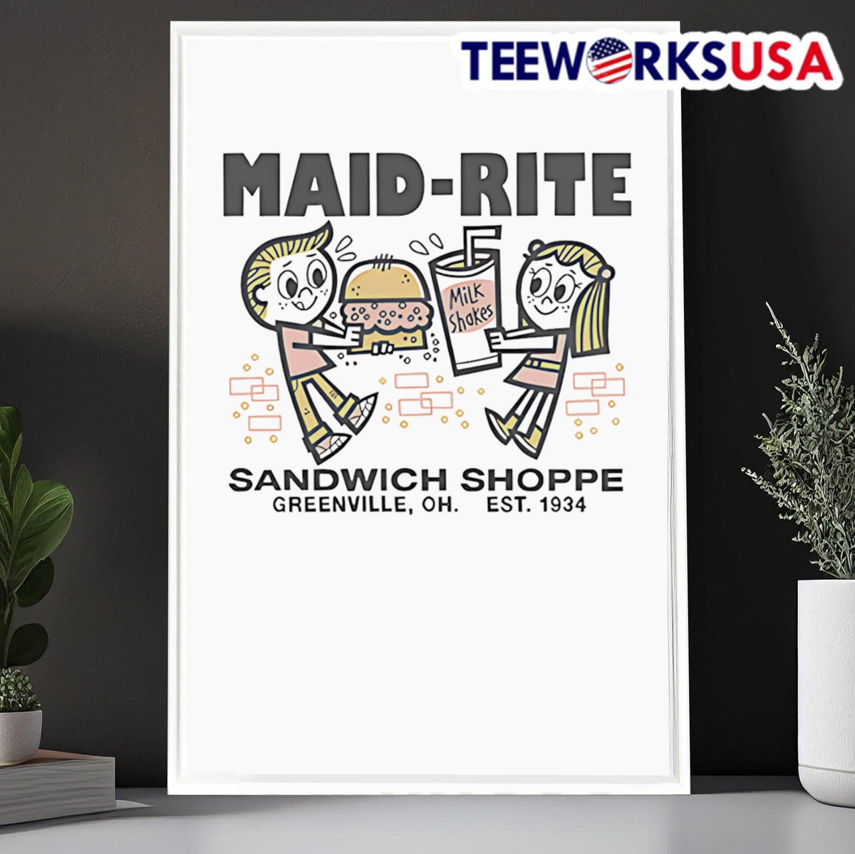 Maid-Rite Milk Shakes The Better Sister Chloe Taylor - Adult & Kids T-Shirts, Sweatshirts & Hoodies apparel design preview 6