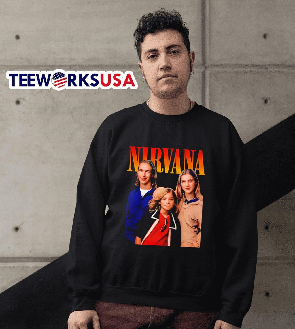 Nirvana Smells Like Hanson Bros - Adult & Kids T-Shirts, Sweatshirts & Hoodies apparel design preview 6