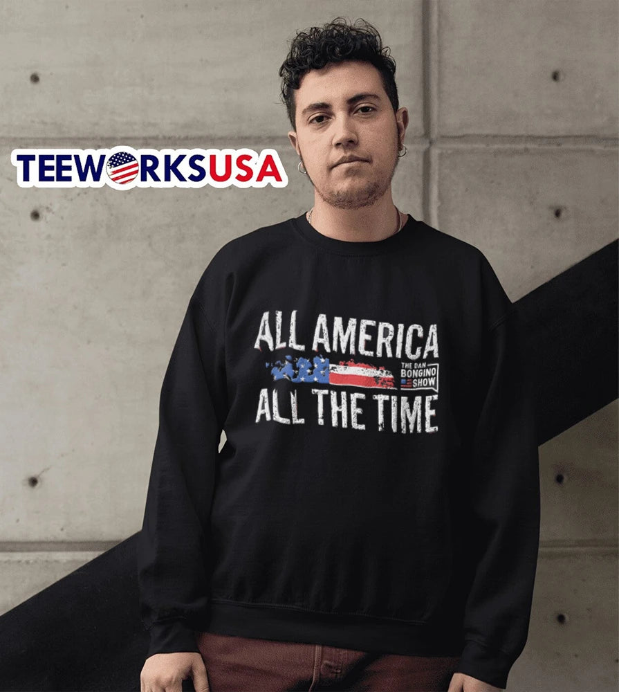All America The Time - Adult & Kids T-Shirts, Sweatshirts & Hoodies apparel design preview 5