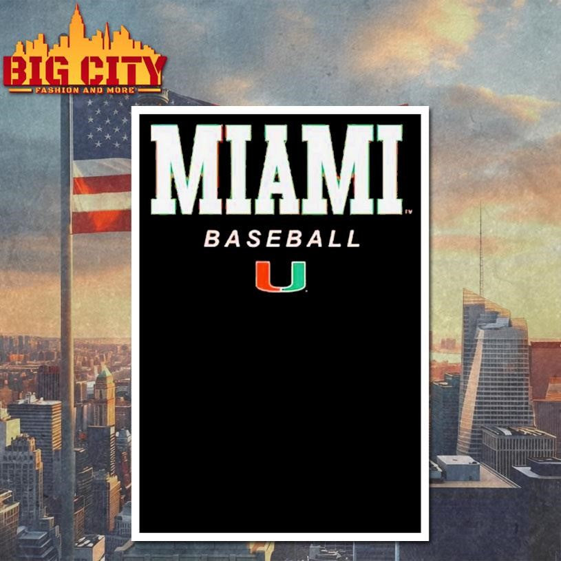 Miami Baseball Wordmark Logo - Adult & Kids T-Shirts, Sweatshirts & Hoodies apparel design preview 4