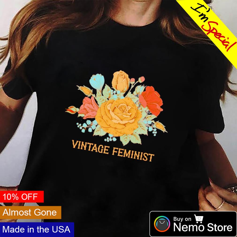 Vintage feminist flower - Adult & Kids T-Shirts, Sweatshirts & Hoodies apparel design preview 2