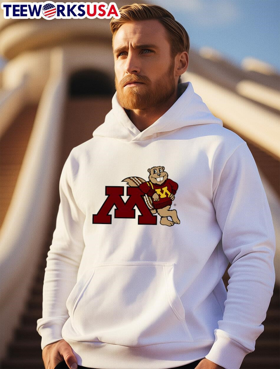 The Golden Gophers Hockey mascot - Adult & Kids T-Shirts, Sweatshirts & Hoodies apparel design preview 2