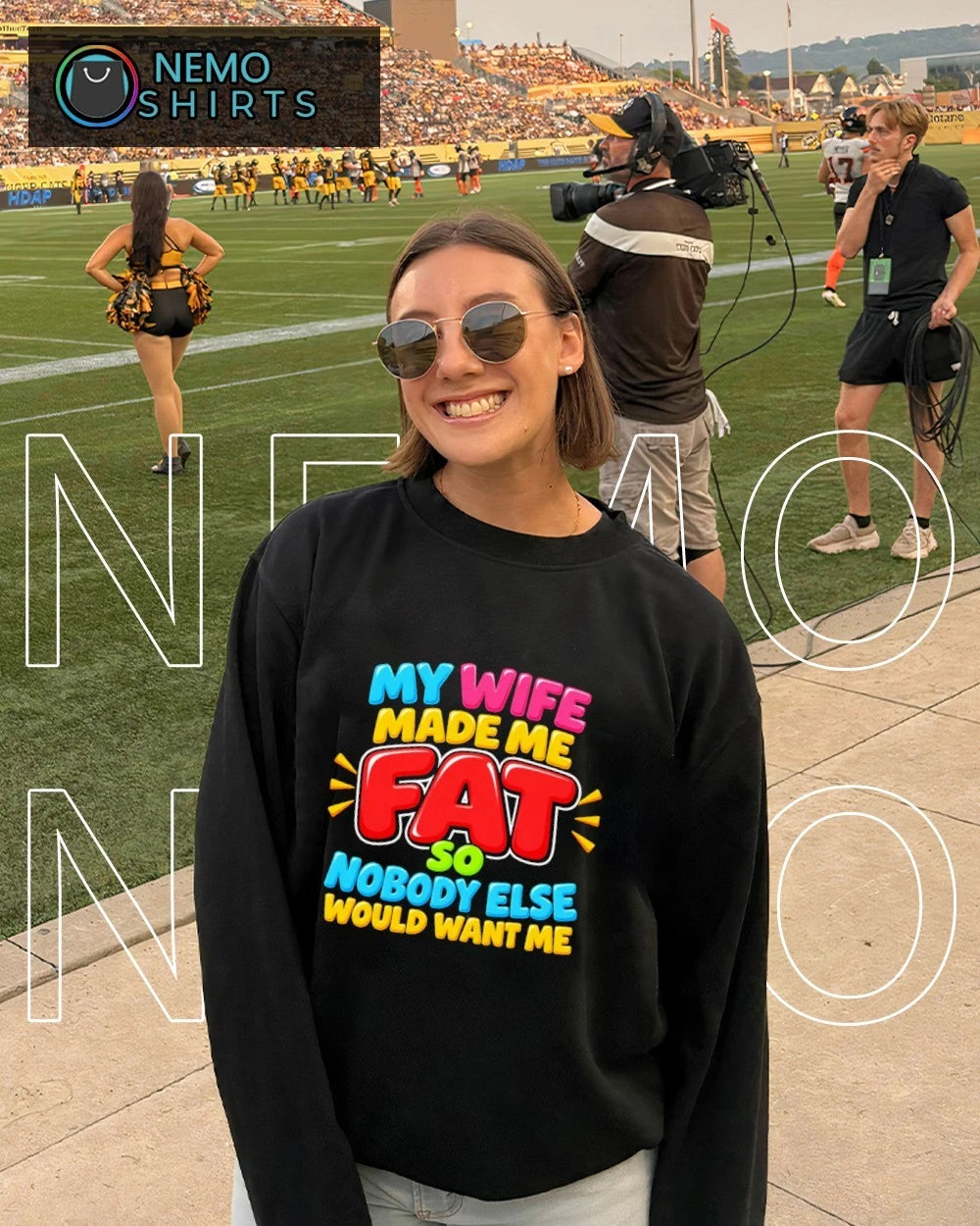 My Wide Made Me Fat So Nobody Else Would Want - Adult & Kids T-Shirts, Sweatshirts & Hoodies apparel design preview 5
