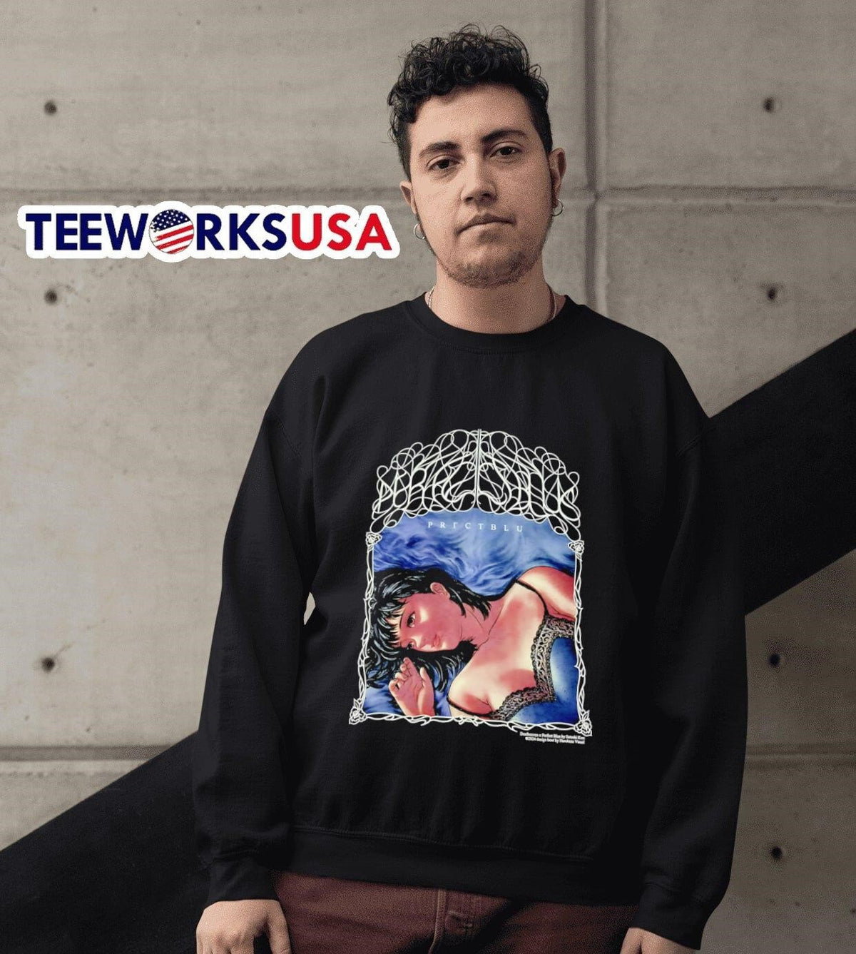 Perfect Blue X Deafheaven vintage - Adult & Kids T-Shirts, Sweatshirts & Hoodies apparel design preview 6