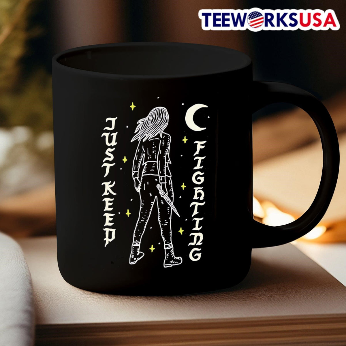 Just keep fighting - Adult & Kids T-Shirts, Sweatshirts & Hoodies apparel design preview 3