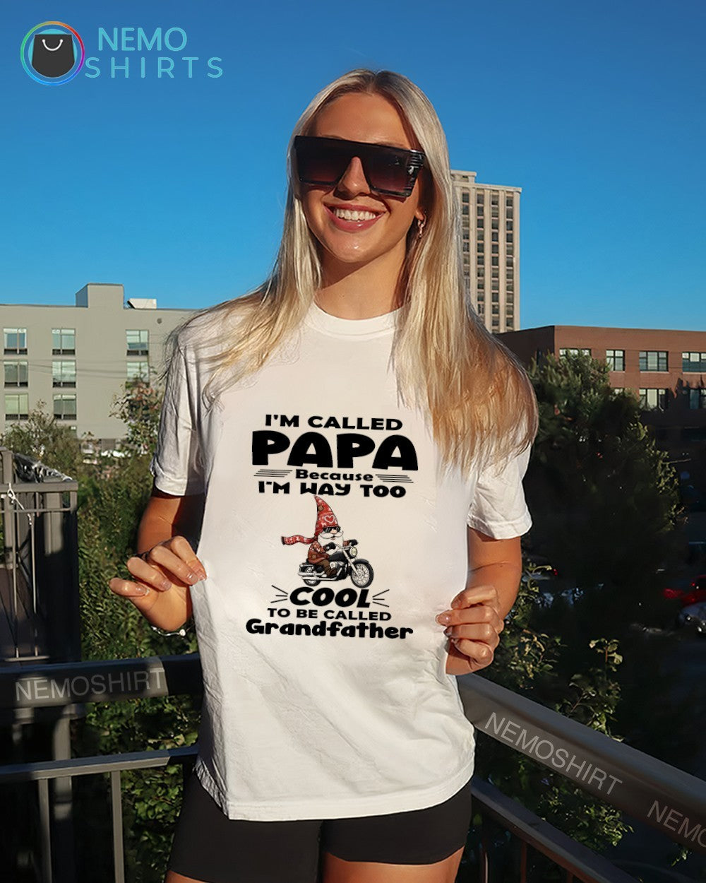 Gnomes I'm called papa because way too cool to be - Adult & Kids T-Shirts, Sweatshirts & Hoodies apparel design preview 6