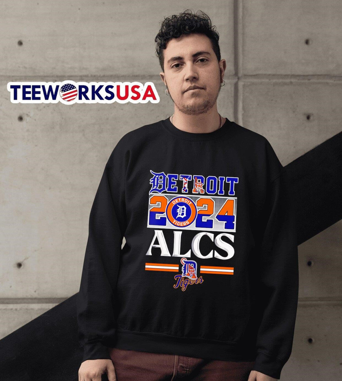Detroit Tigers 2024 ALCS - Adult & Kids T-Shirts, Sweatshirts & Hoodies apparel design preview 3