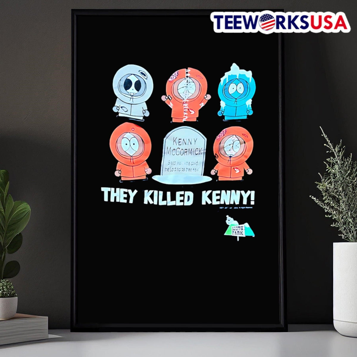 They killed Kenny vintage - Adult & Kids T-Shirts, Sweatshirts & Hoodies apparel design preview 5