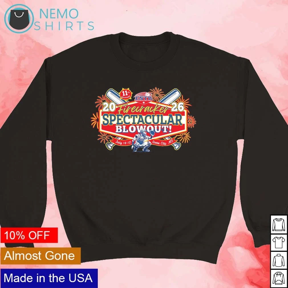 ESTB Firecracker Spectacular Blowout Tournament 2026 - Adult & Kids T-Shirts, Sweatshirts & Hoodies apparel design preview 4