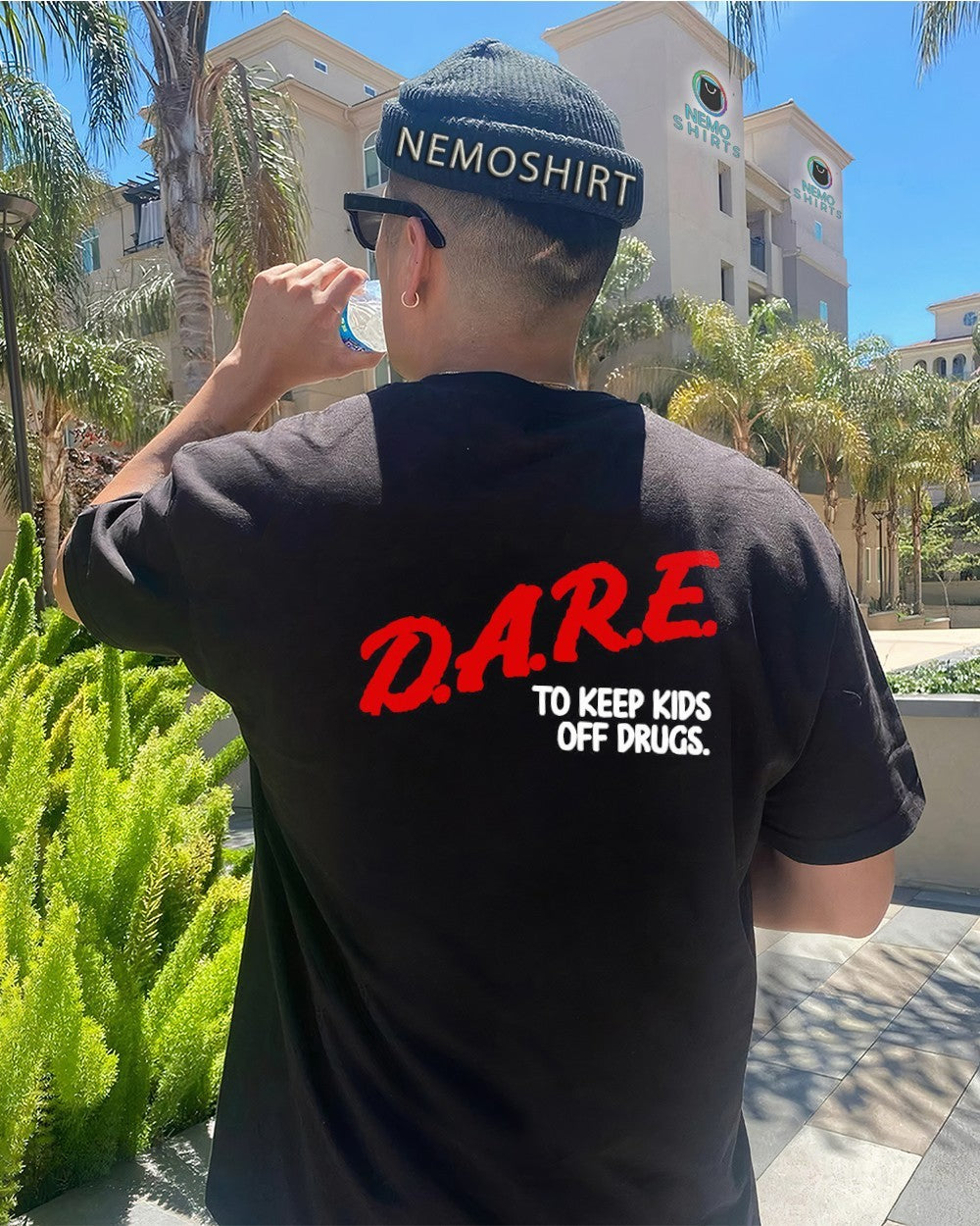 Dares to keep kid off drugss - Adult & Kids T-Shirts, Sweatshirts & Hoodies apparel design preview 4