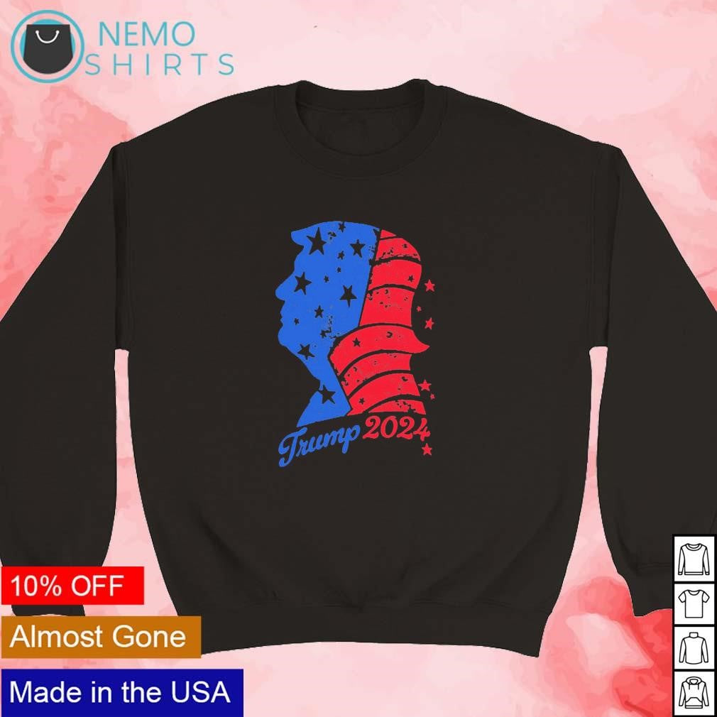 Trump profile USA - Adult & Kids T-Shirts, Sweatshirts & Hoodies apparel design preview 5