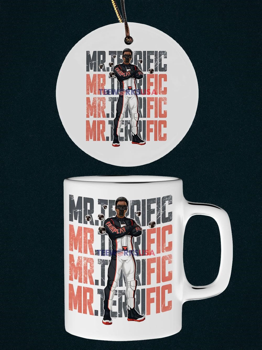 Superman Movie 2025 Mr. Terrific name - Adult & Kids T-Shirts, Sweatshirts & Hoodies apparel design preview 4