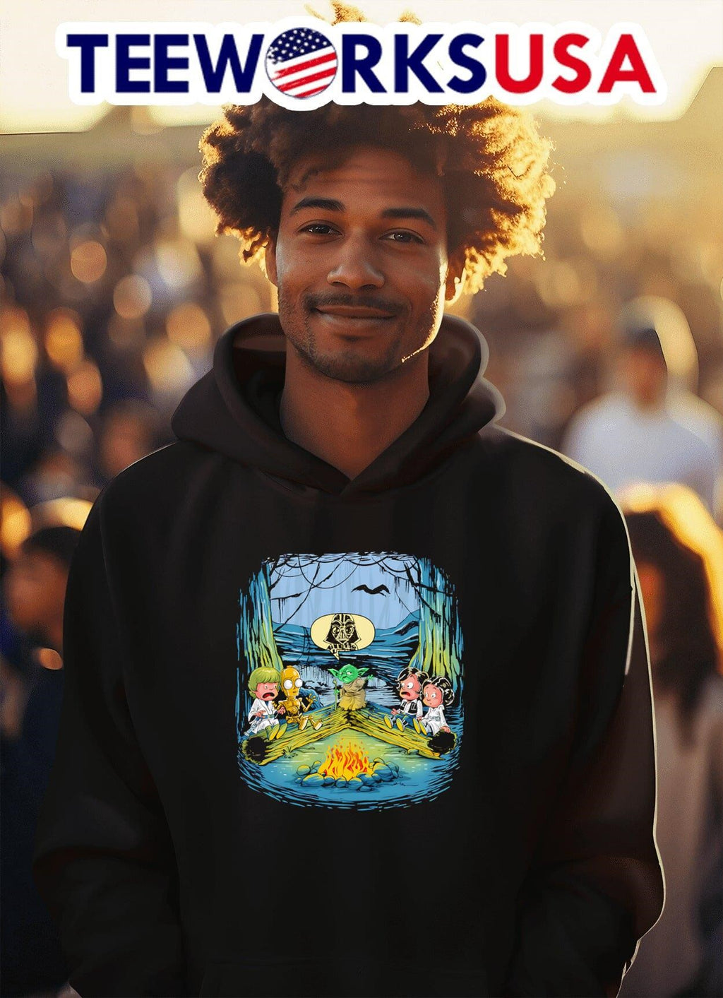 Beware Of The Dark Side - Adult & Kids T-Shirts, Sweatshirts & Hoodies apparel design preview 2