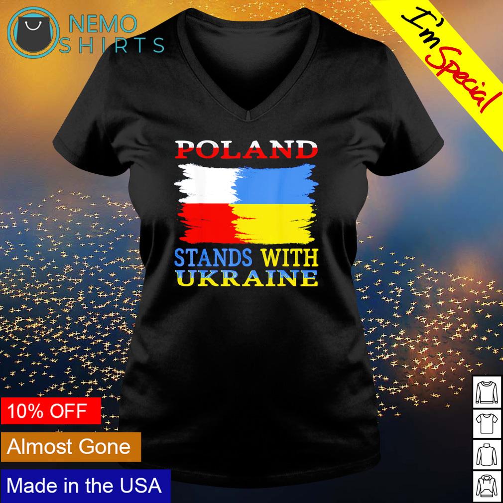 Poland stands with Ukraine - Adult & Kids T-Shirts, Sweatshirts & Hoodies apparel design preview 5