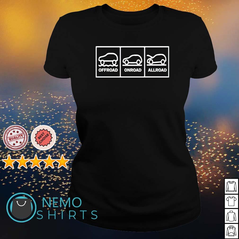 Offroad onroad allroad - Adult & Kids T-Shirts, Sweatshirts & Hoodies apparel design preview 3