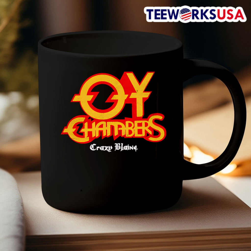 Oy Chambers crazy blaine - Adult & Kids T-Shirts, Sweatshirts & Hoodies apparel design preview 3