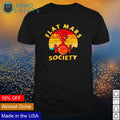 Alien holding Mars flat society - Adult & Kids T-Shirts, Sweatshirts & Hoodies apparel design preview 1