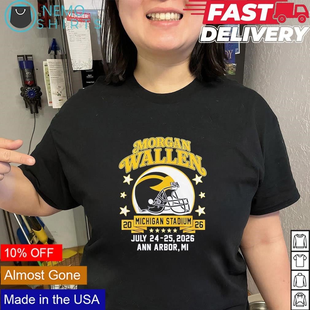 Morgan Wallen Michigan Stadium July 2026 Ann Arbor - Adult & Kids T-Shirts, Sweatshirts & Hoodies apparel design preview 2