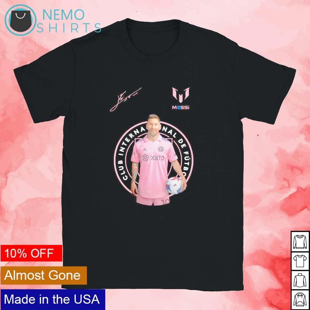 Messi International Miami FC signature - Adult & Kids T-Shirts, Sweatshirts & Hoodies apparel design preview 1