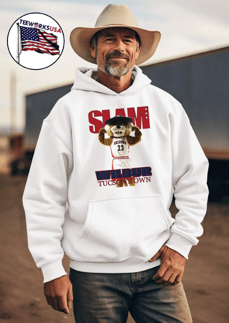 SLAM Arizona mascot - Adult & Kids T-Shirts, Sweatshirts & Hoodies apparel design preview 2