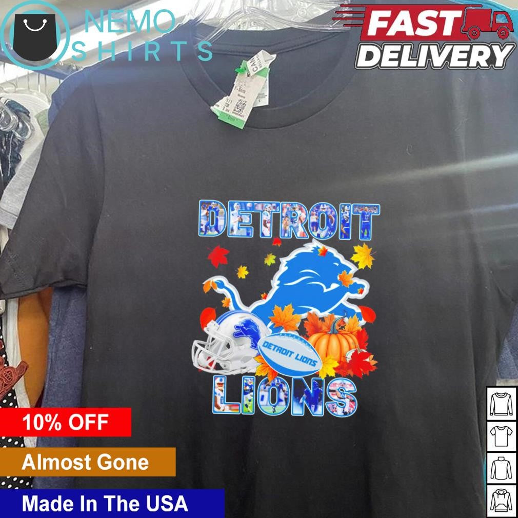 Detroit Lions football autumn - Adult & Kids T-Shirts, Sweatshirts & Hoodies apparel design preview 5