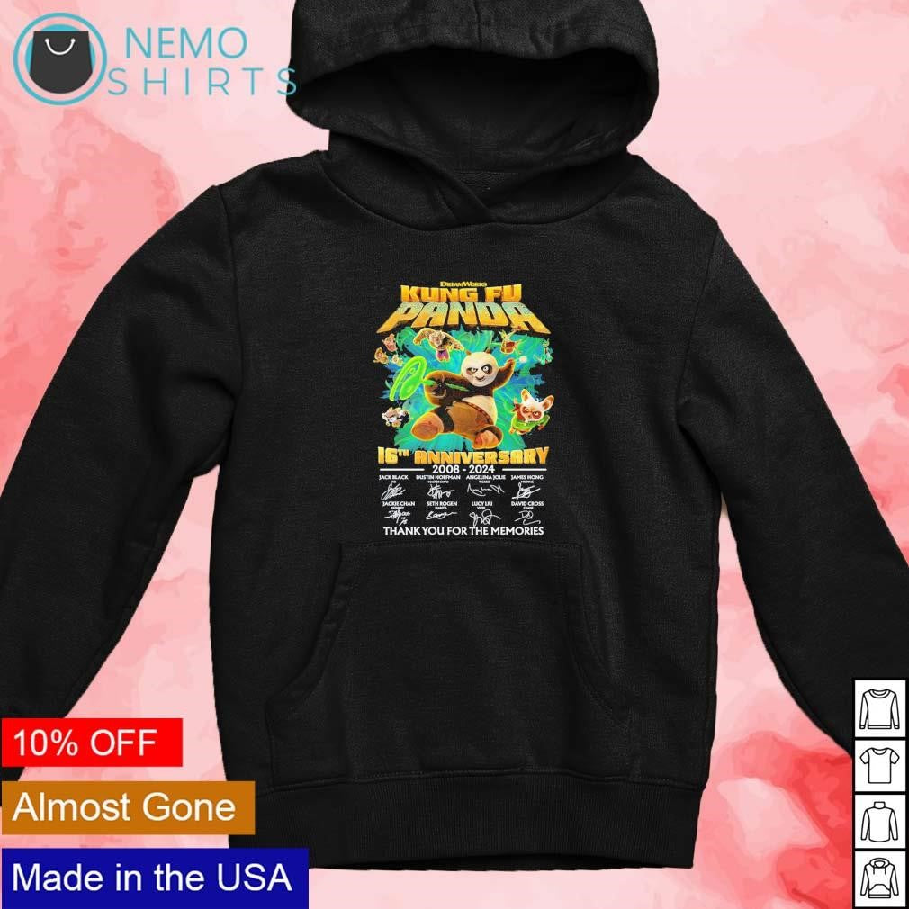 Kung Fu Panda 16th anniversary 2008 2024 thank you - Adult & Kids T-Shirts, Sweatshirts & Hoodies product image 4